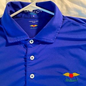 Royal Blue B Draddy golf polo